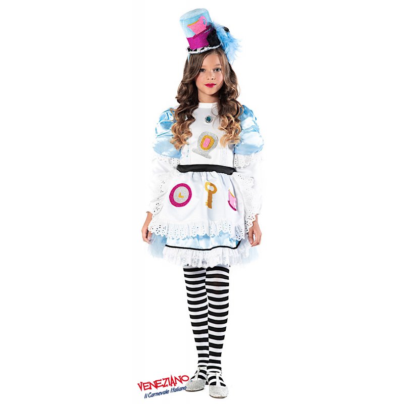 Cappellaio Matto Donna Costume Favola Wonderland Vestito Adulti